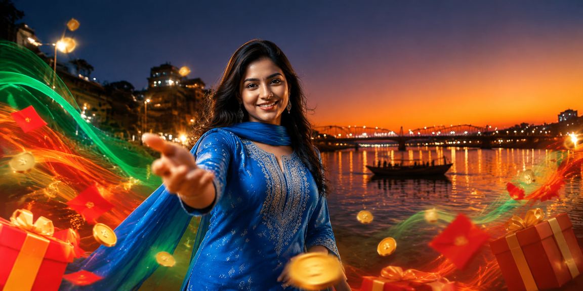 বগুড়ায় রেড এনভেলপ বোনাস সালোয়ার কামিজ পরিহিত ব্যবহারকারী