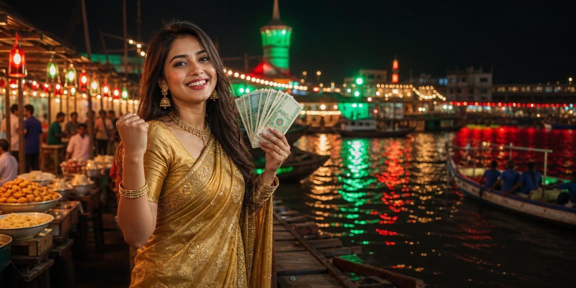 নারায়ণগঞ্জে শাড়ি পরিহিত নারী ক্রিকেট বেটিং উপভোগ করছেন